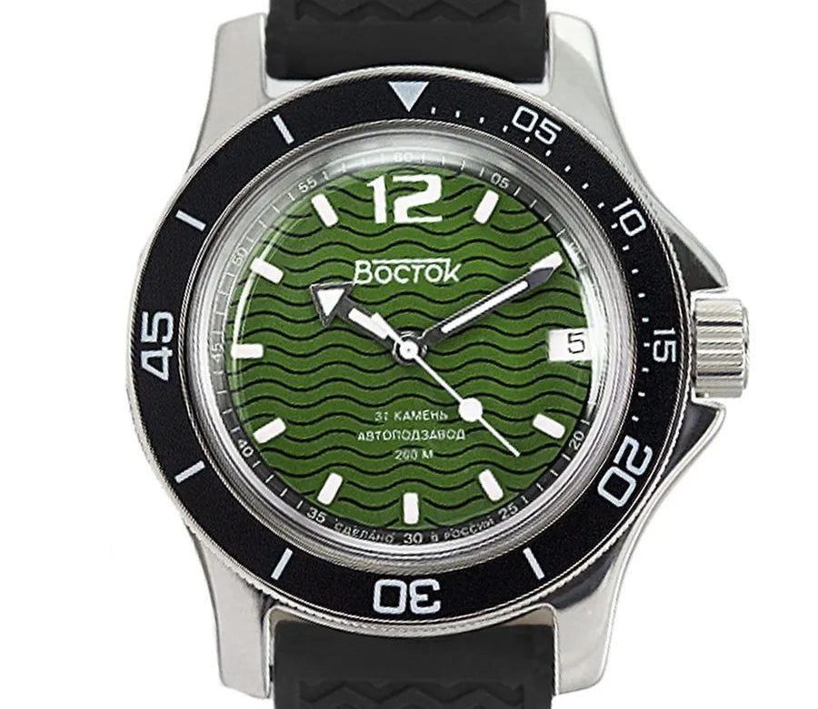Vostok Amphibia 13041A Military Watch | Scubadudestore