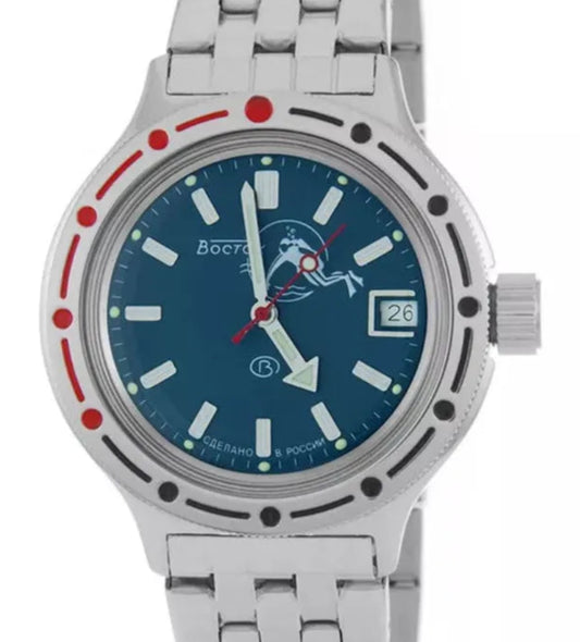 Vostok Amphibia 420059 Scuba Dude Watch | ScubaDudeStore