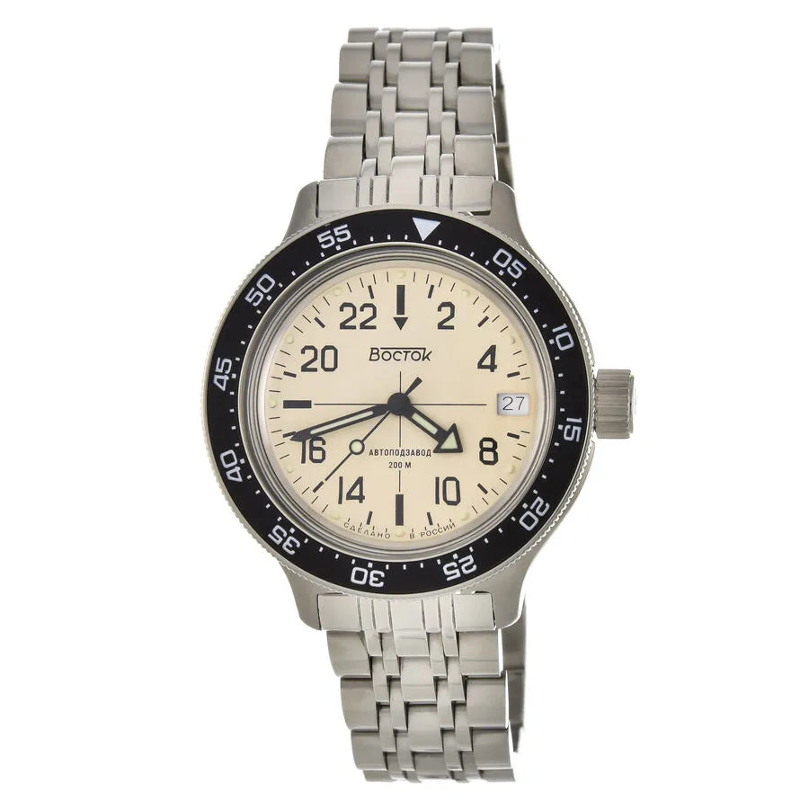 Vostok Amphibia 720074 24-Hour Antarctica Watch| ScubaDudeStore