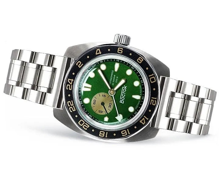 Vostok Amphibia 17099B GMT Batman