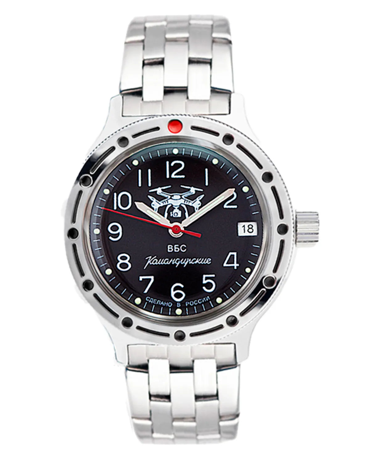 Vostok Komandirskie 42090G Drone Forces Watch | Scubadudestore