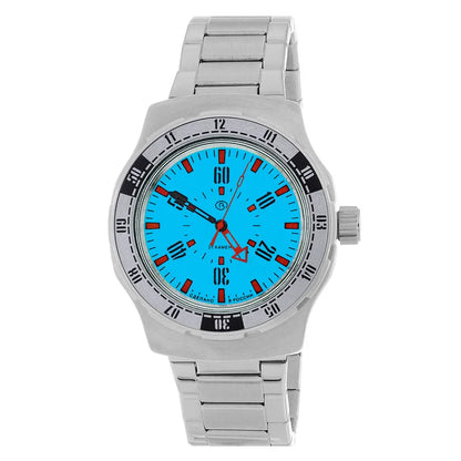 Vostok Amphibia 16033V Watch Pripyat Chernobyl Metal Bracelet