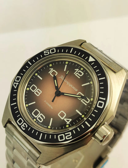 Vostok Komandirskie 65089G Automatic Mechanical Watch | Scubadudestore