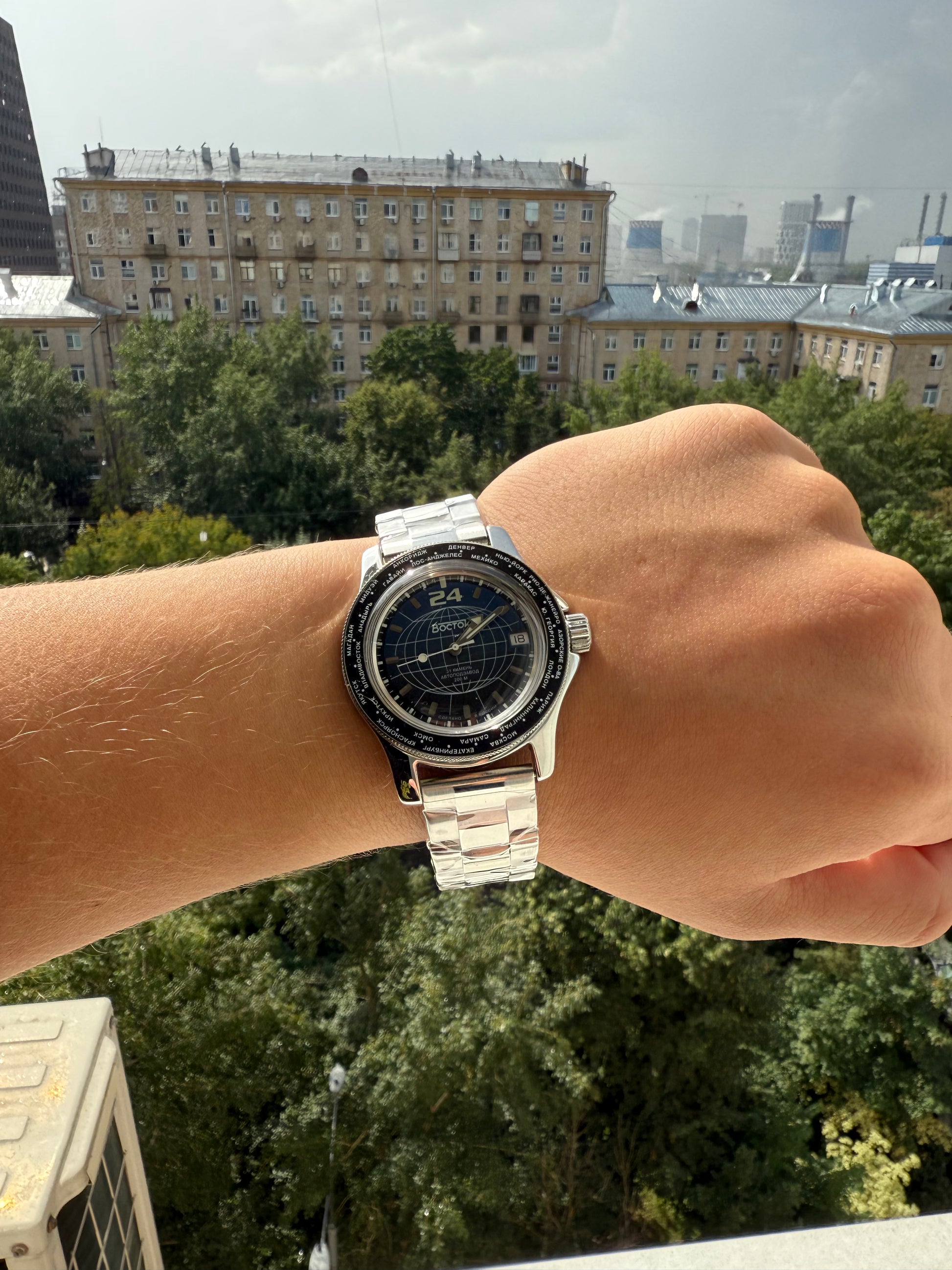 Vostok Amphibia 13027A 24-hour Automatic Watch | Scubadudestore