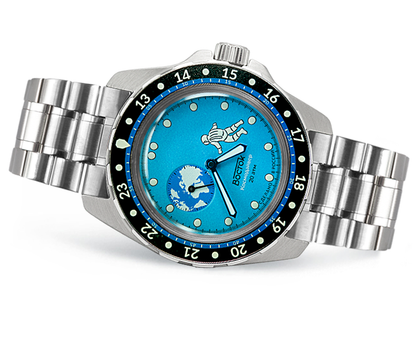 Vostok Amphibia 14031G Luna Dude (Earth) Watch | Scubadudestore