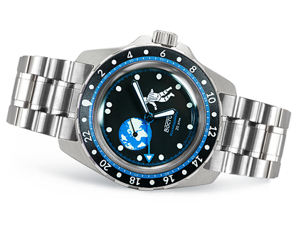 Vostok Amphibia 14032G Luna Dude (Earth) Watch | Scubadudestore