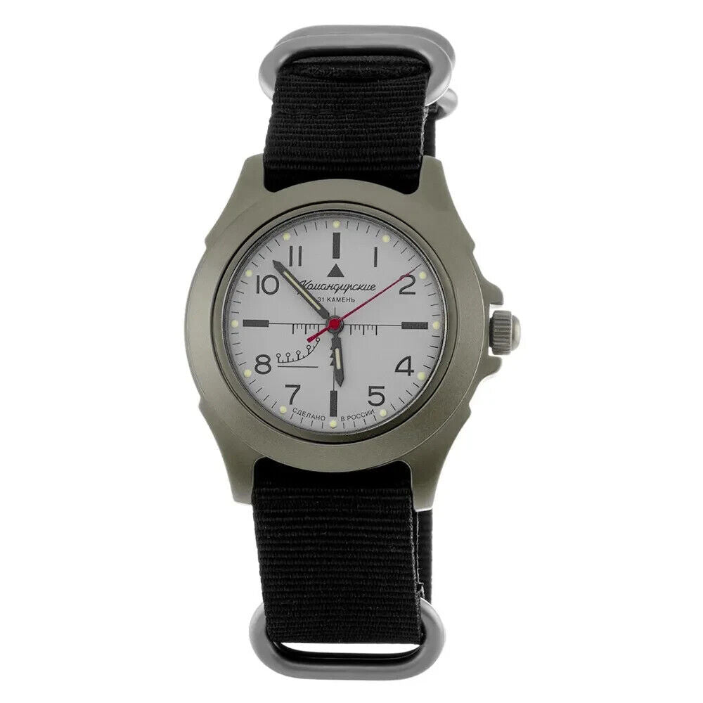Vostok Komandirskie 30603G Military 10ATM Watch | Scubadudestore