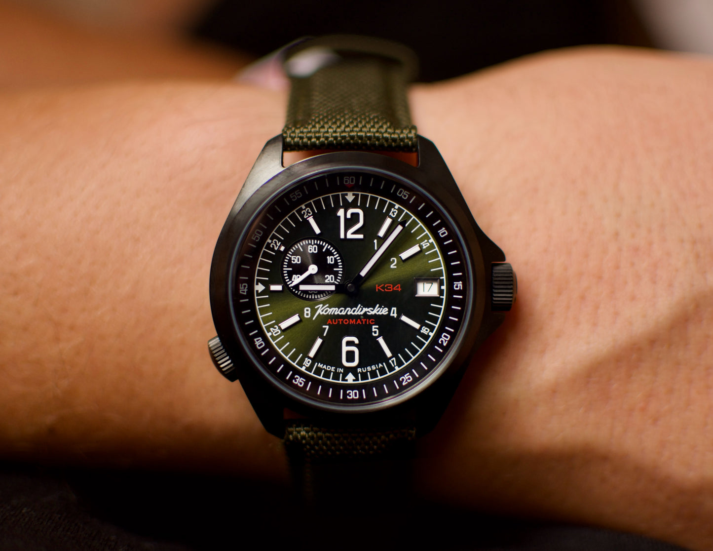 Vostok Komandirskie K-34 476966 Watch | Scubadudestore