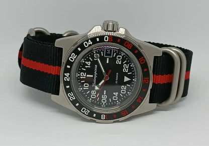 Vostok Komandirskie 95058B 24-Hour Automatic Watch