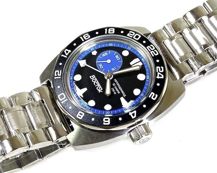 Montre Vostok Amphibia 17034B GMT Batman 