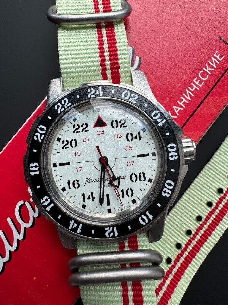 Vostok Komandirskie 18011B | Vostok Aviator Watch | ScubaDudeStore