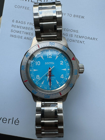 Vostok Amphibia 74044V Elbrus Watch