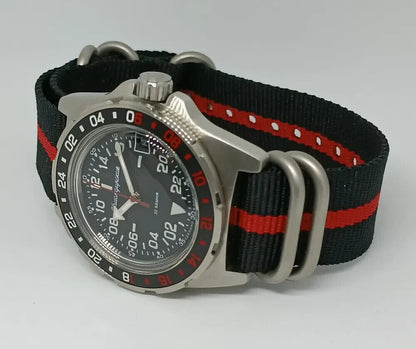 Vostok Komandirskie 95058B 24-Hour Automatic Watch