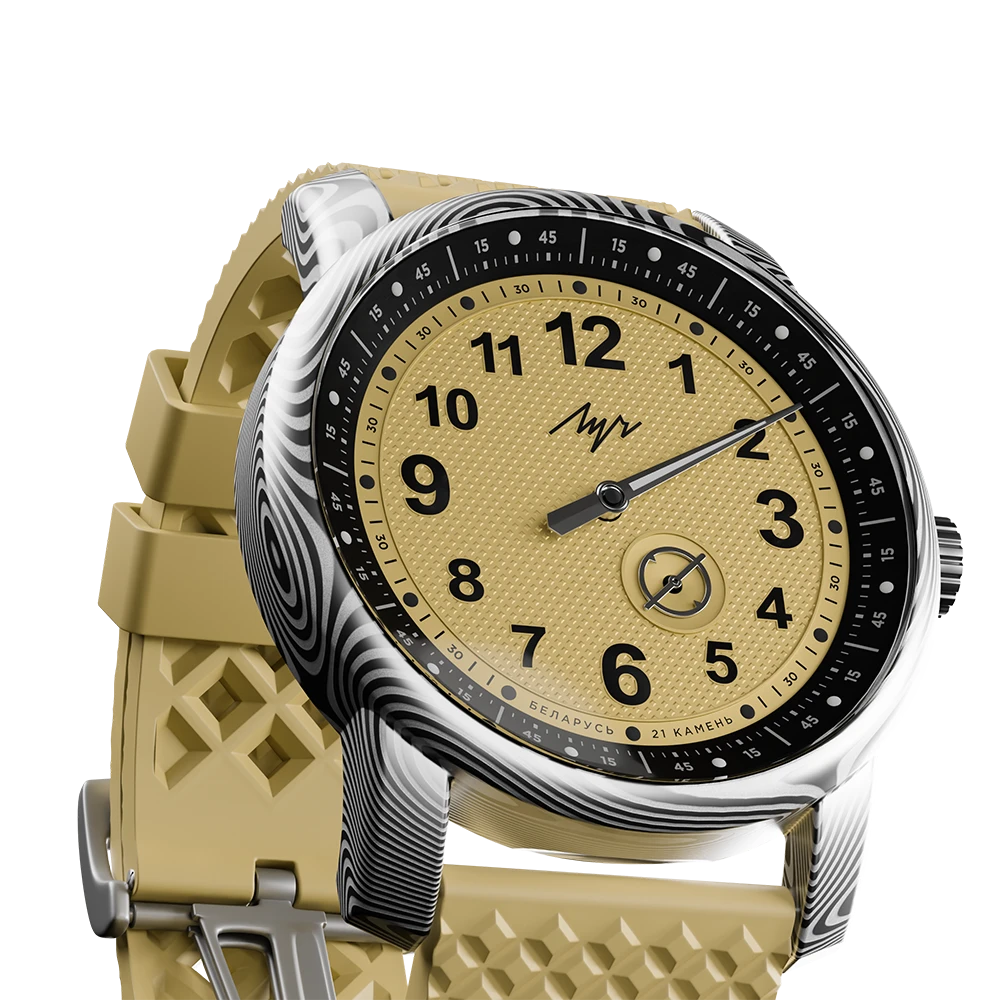 Luch Damascus Steel 77490694 Watch | Scubadudestore