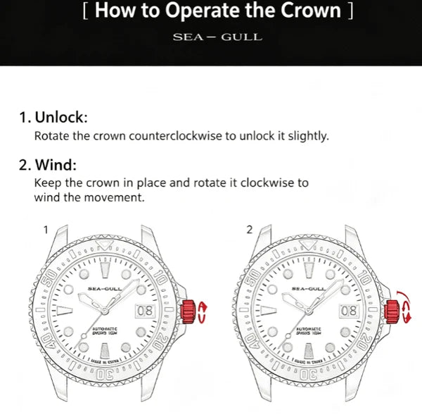 Sea-Gull Ocean 815176205 Diving Watch | Scubadudestore