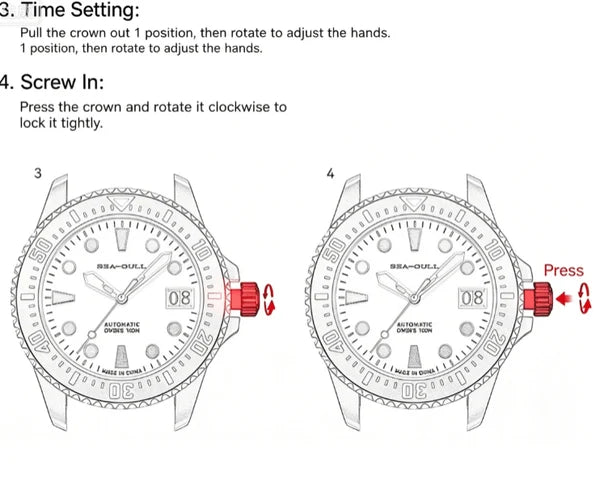 Sea-Gull Ocean 815176205 Diving Watch | Scubadudestore
