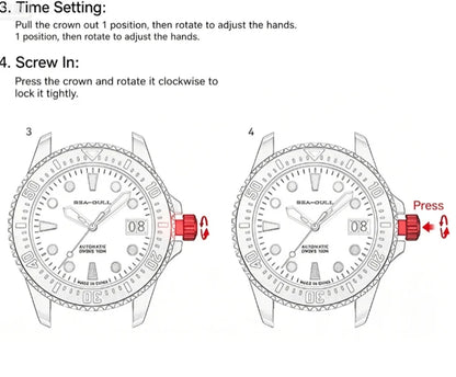 Sea-Gull Ocean 815176205 Diving Watch | Scubadudestore