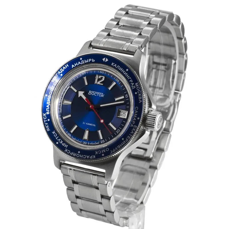 Vostok Amphibia 740015 Watch NEW MODEL