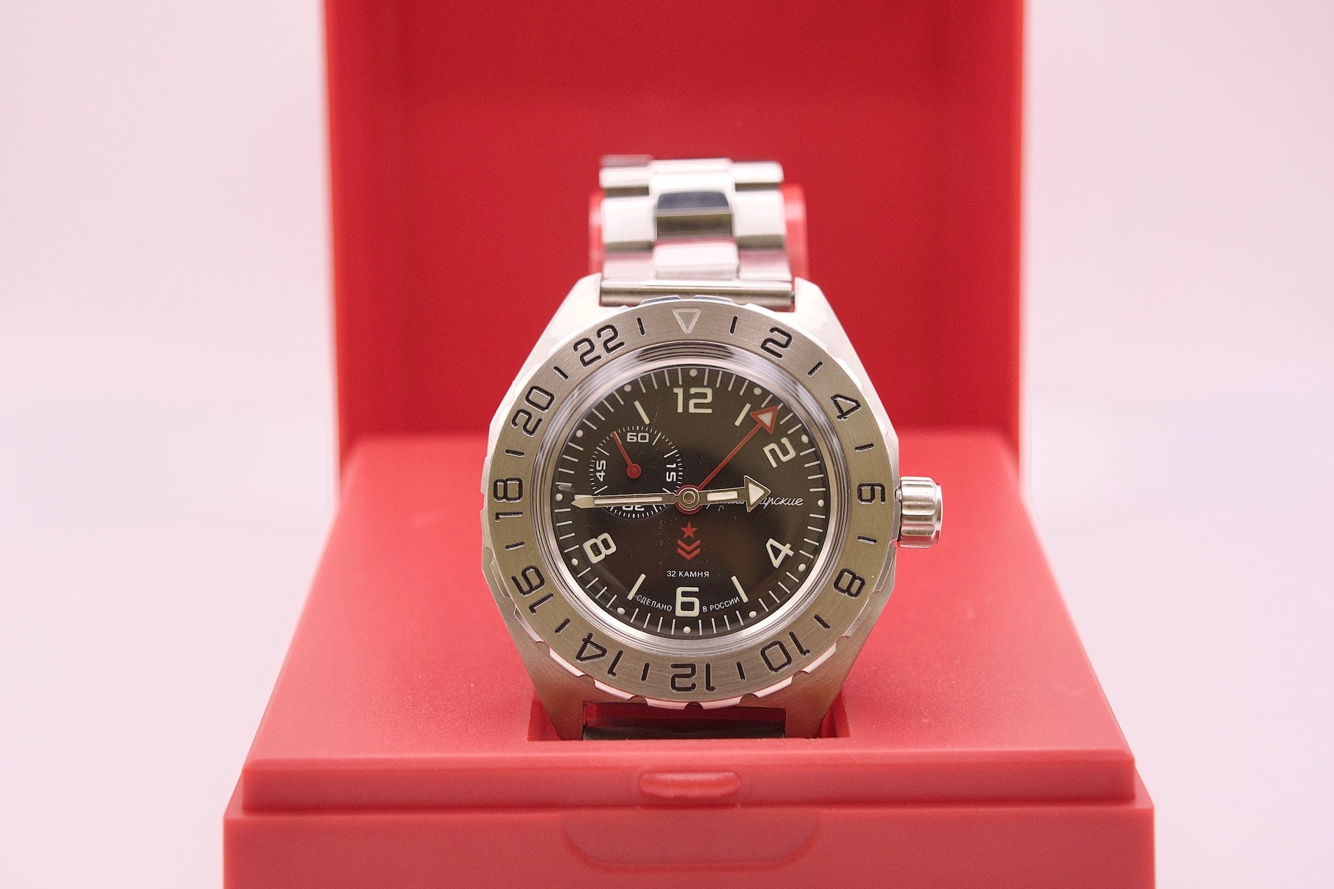 Vostok Komandirskie 650539 with Auto-Self hotsell Winding SHIPS FROM USA