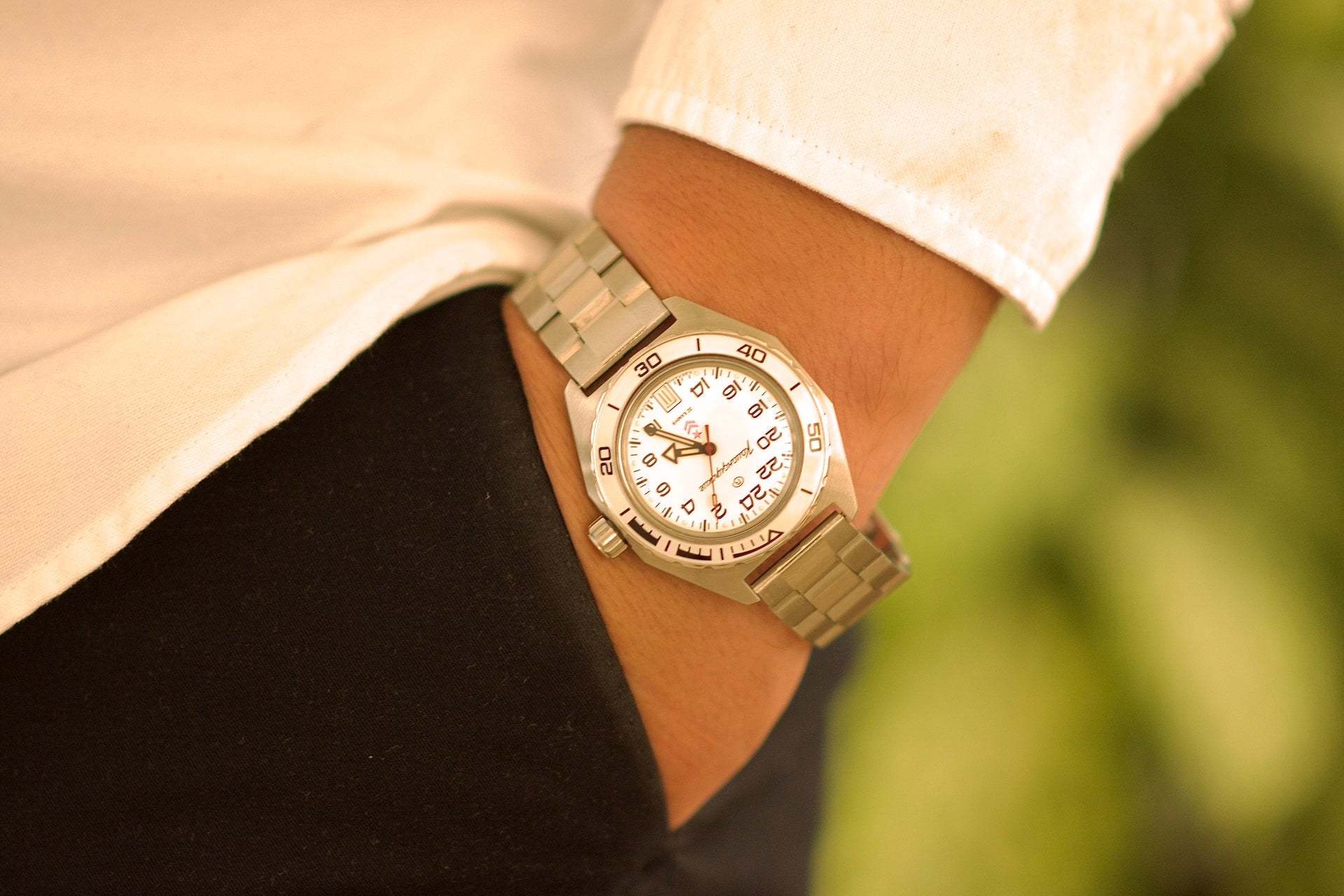 Vostok Komandirskie 650546 24-Hour Watch ScubaDudeStore