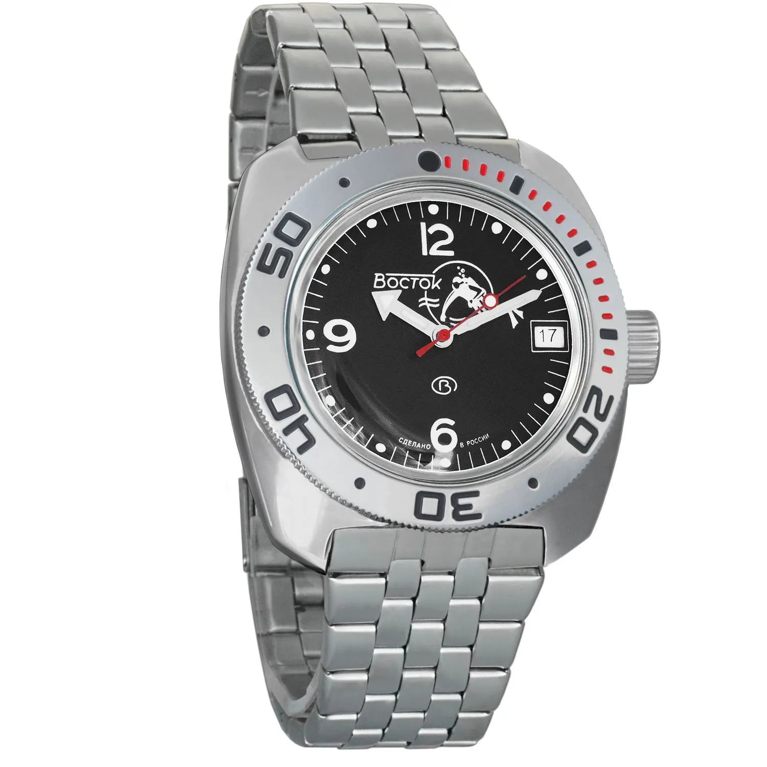Vostok Amphibia 710634 Scuba Dude Watch | Scubadudestore