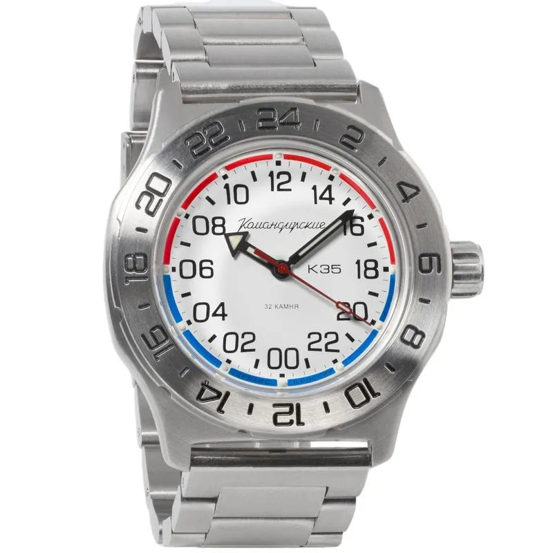 Vostok Komandirskie 35084A K-35 24-Hour Watch | ScubaDudeStore
