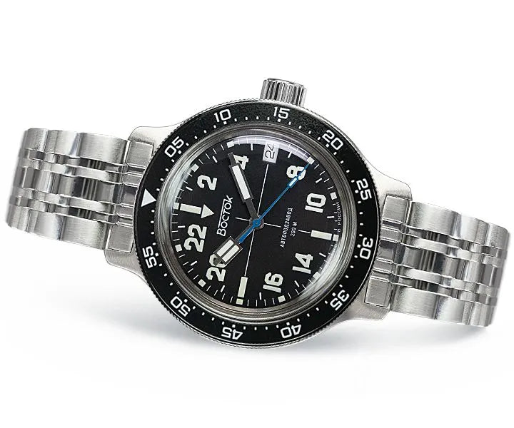 Vostok Amphibia 72015B 24-Hour Watch | Scubadudestore
