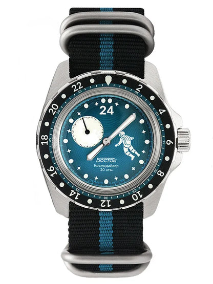 Vostok Amphibia 14038B Luna Dude Watch | Scubadudestore
