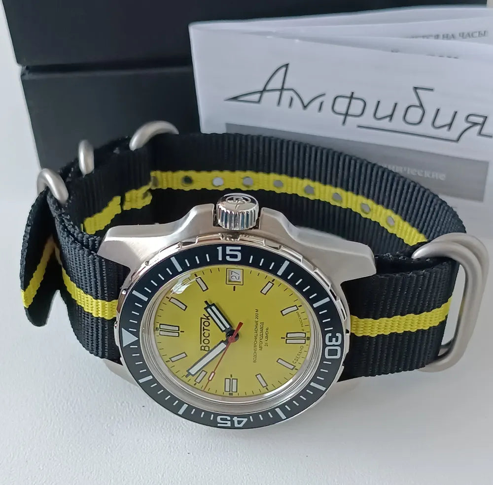 Vostok Amphibia Tourist 14050B Watch | Scubadudestore