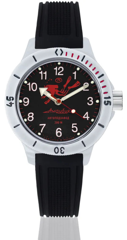 Vostok Amphibia 120657 | Automating winding | Scubadudestore
