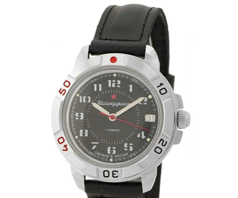 Vostok Komandirskie 431186 Mechanical Military Watch | Scubadudestore