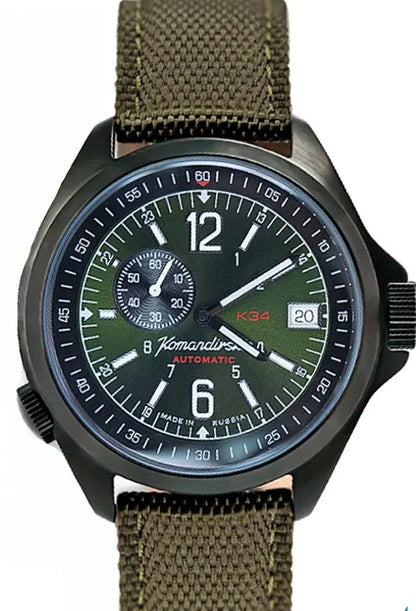 Vostok Komandirskie K-34 476966 Watch | Scubadudestore