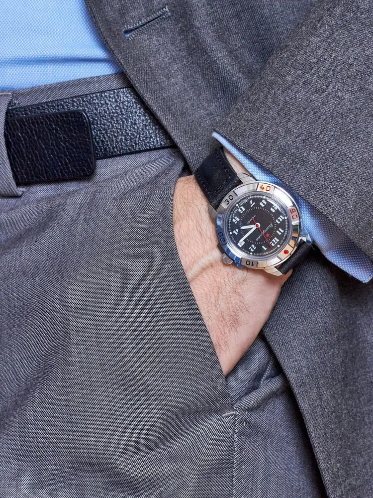 Vostok Komandirskie 431186 Mechanical Military Watch | Scubadudestore