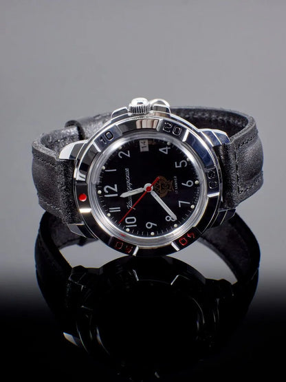 Vostok Komandirskie 43121B Russian Railway Troops Watch | Scubadudestore