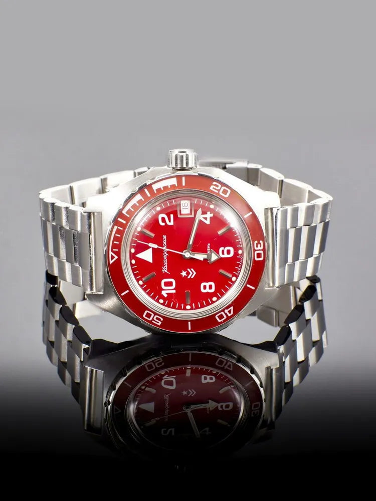 Vostok Komandirskie 650840 Automatic Watch | ScubaDudeStore Vostok Komandirskie 650840 Automatic Watch | ScubaDudeStore