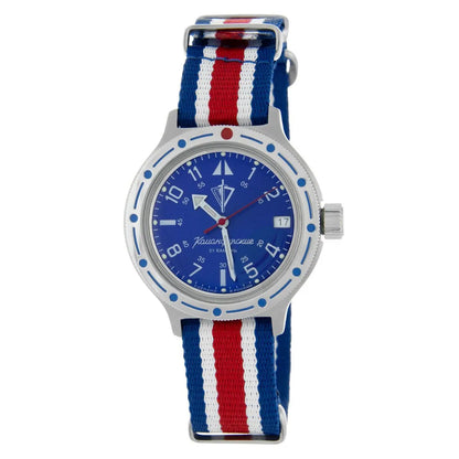 Vostok Amphibia 72047B Watch Russian National Guard | Scubadudestore