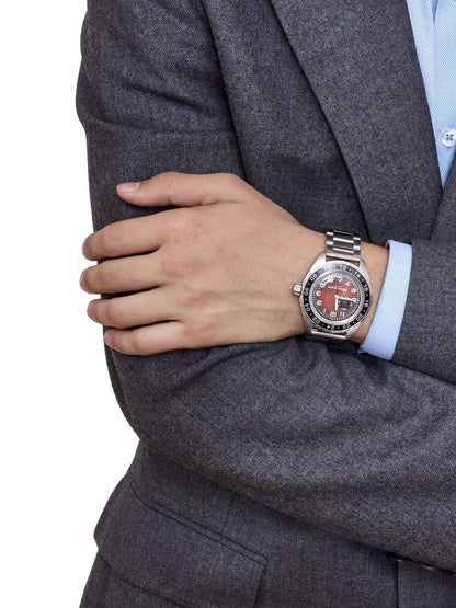 Vostok Komandirskie 02017A GMT Automatic Watch | Scubadudestore