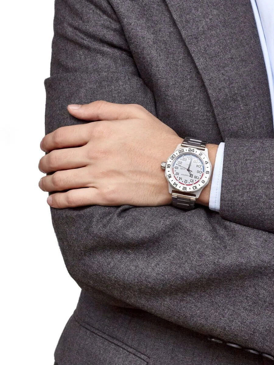 Vostok Komandirskie 35084A K-35 24-Hour Watch | ScubaDudeStore