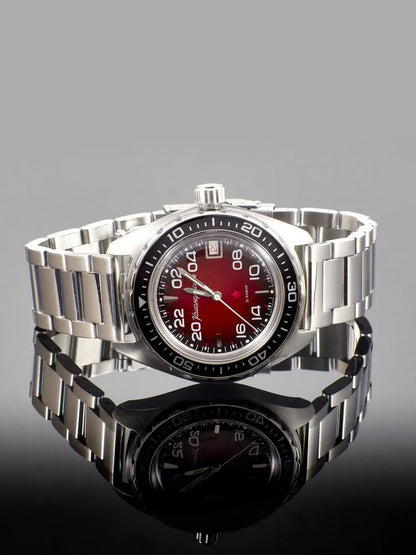 Vostok Komandirskie 02039A 24-Hour Watch | Scubadudestore