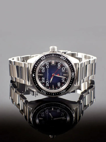 Vostok Komandirskie 02036A Self-winding 24-hour Watch | Scubadudestore