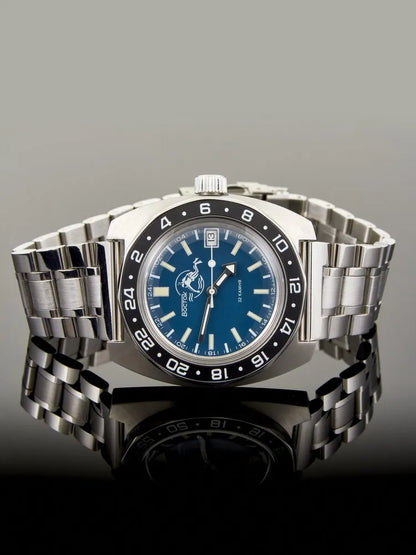 Vostok Amphibia 17003B Automatic 24-hour Watch | Scubadudestore