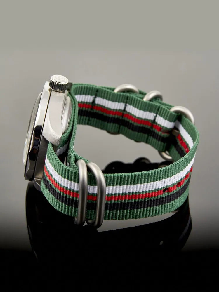 Vostok Komandirskie 03097A GMT Watch Russian Military Automatic | Scubadudestore