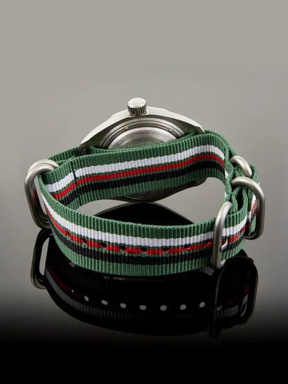 Vostok Komandirskie 03097A GMT Watch Russian Military Automatic | Scubadudestore