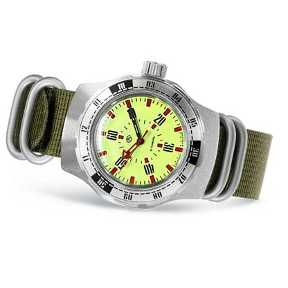 Vostok Amphibia 16032V Watch Pripyat Chernobyl | Scubadudestore