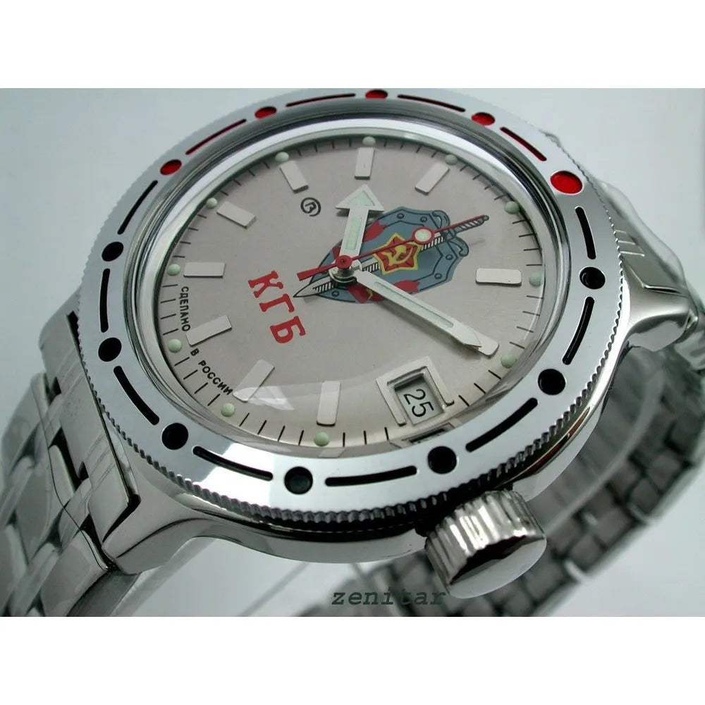 Vostok Amphibia 420892 KGB USSR Watch Scubadudestore