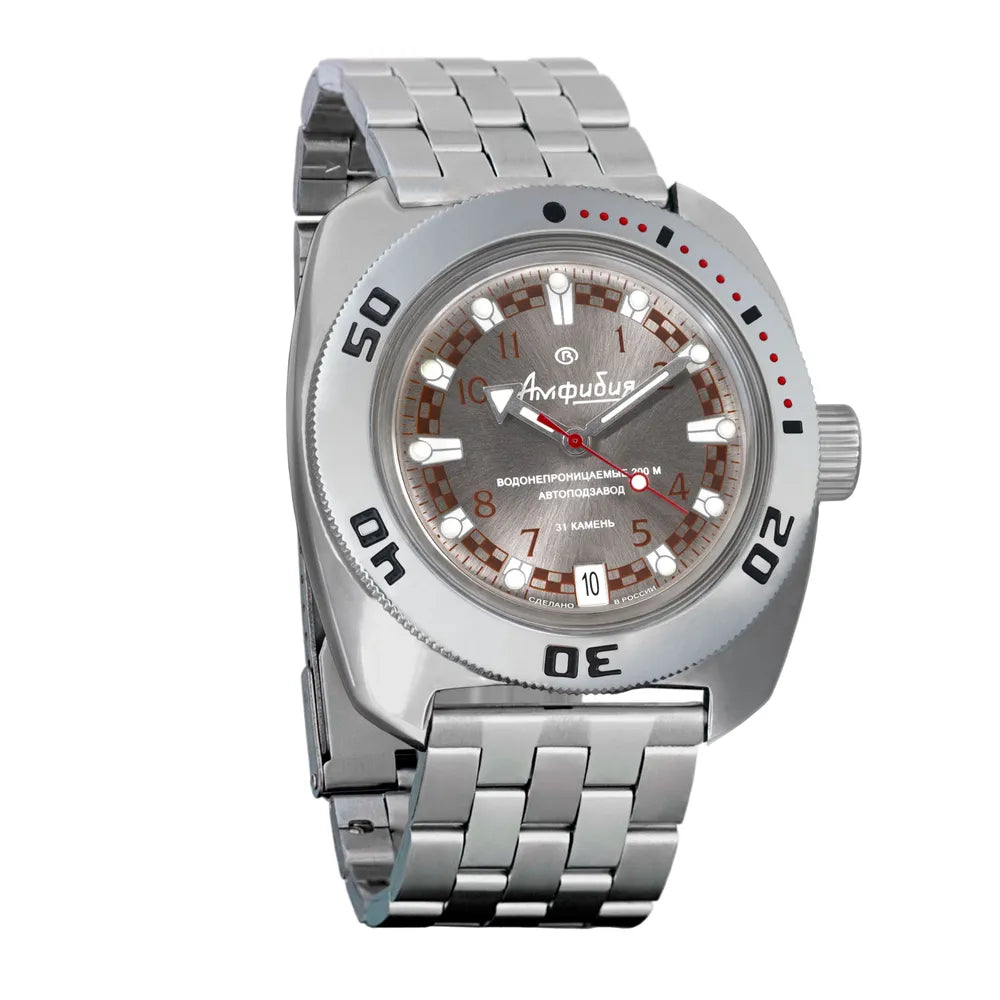Vostok Amphibia 710448 Automatic Mechanical Watch | ScubaDudeStore Vostok Amphibia 710448 Automatic Mechanical Watch | ScubaDudeStore