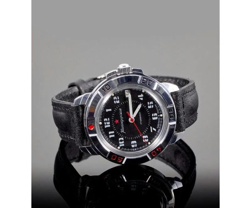 Vostok Komandirskie 431186 Mechanical Military Watch | Scubadudestore