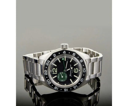 Vostok Komandirskie 03001B GMT Watch | Scubadudestore
