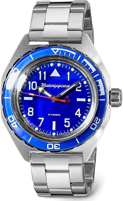Vostok Komandirskie 650852 Automatic Mechanical Watch | Scubadudestore