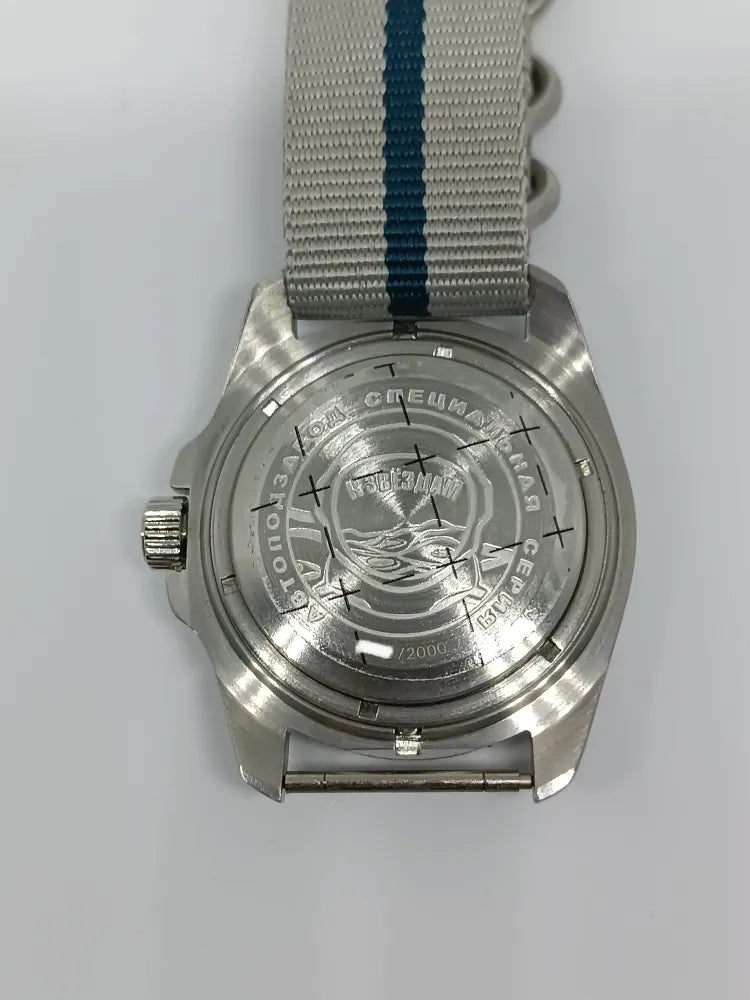 Vostok Amphibia 14039B Luna Dude Watch | Scubadudestore